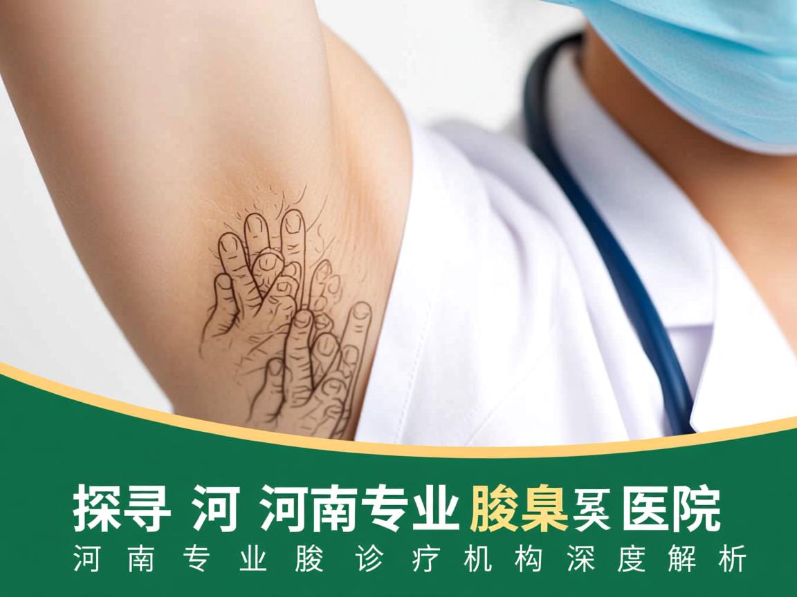 探寻河南专业腋臭医院，河南专业腋臭诊疗机构深度解析