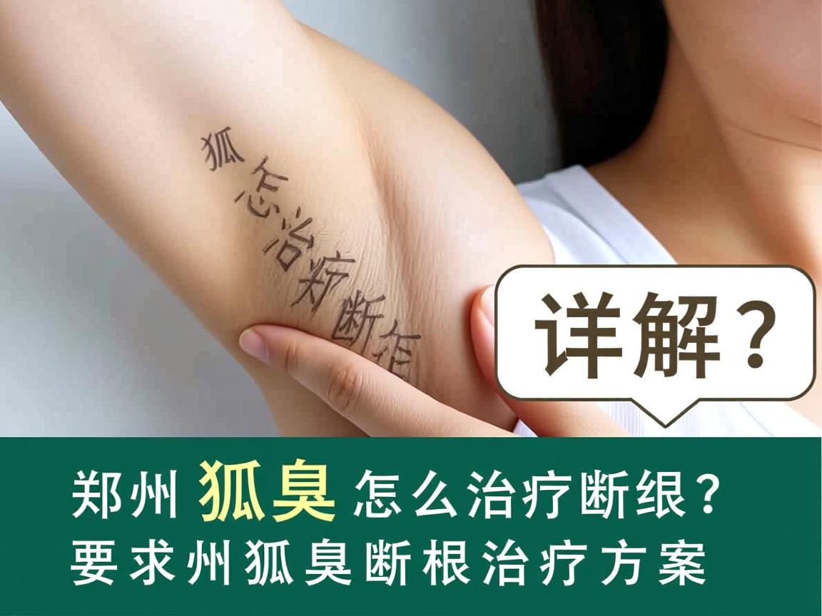 郑州狐臭怎么治疗断根?详解郑州狐臭断根治疗方案 郑州狐臭怎么治疗断根?详解郑州狐臭断根治疗方案