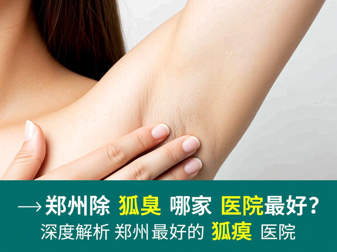 郑州除狐臭哪家医院最好？深度解析郑州最好的狐臭医院