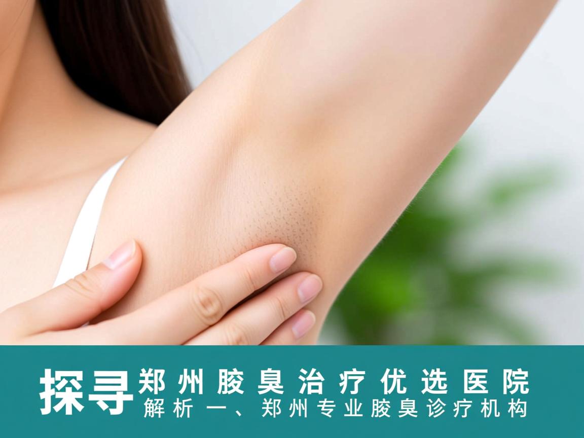 探寻郑州腋臭治疗优选医院，解析郑州专业腋臭诊疗机构