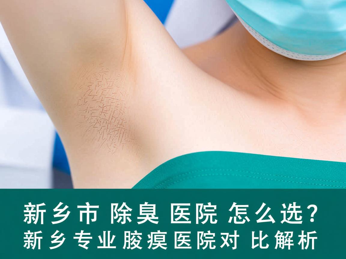 新乡市除腋臭医院怎么选？新乡专业腋臭医院对比解析