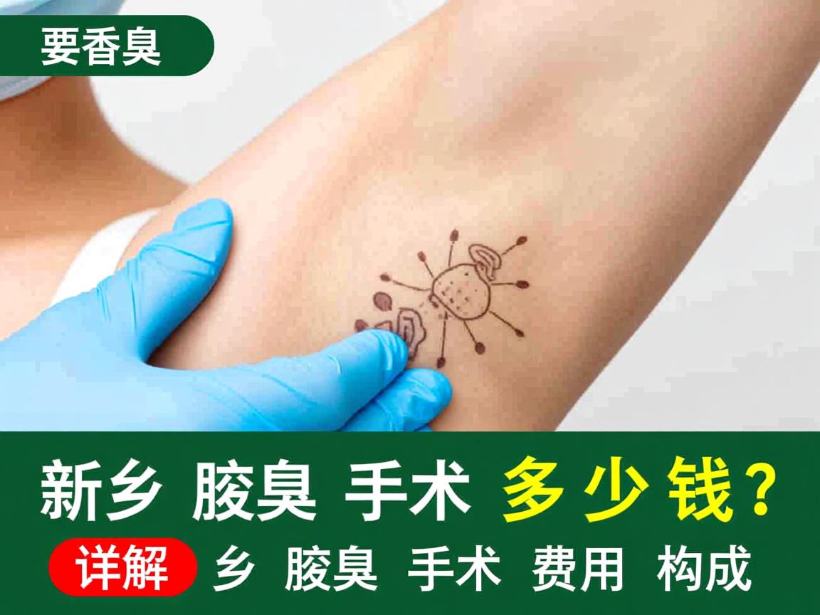 新乡腋臭手术多少钱？详解新乡腋臭手术费用构成