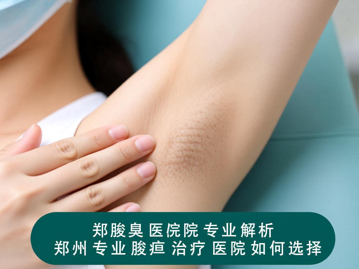 郑州腋臭医院专业解析，郑州专业腋臭治疗医院如何选择