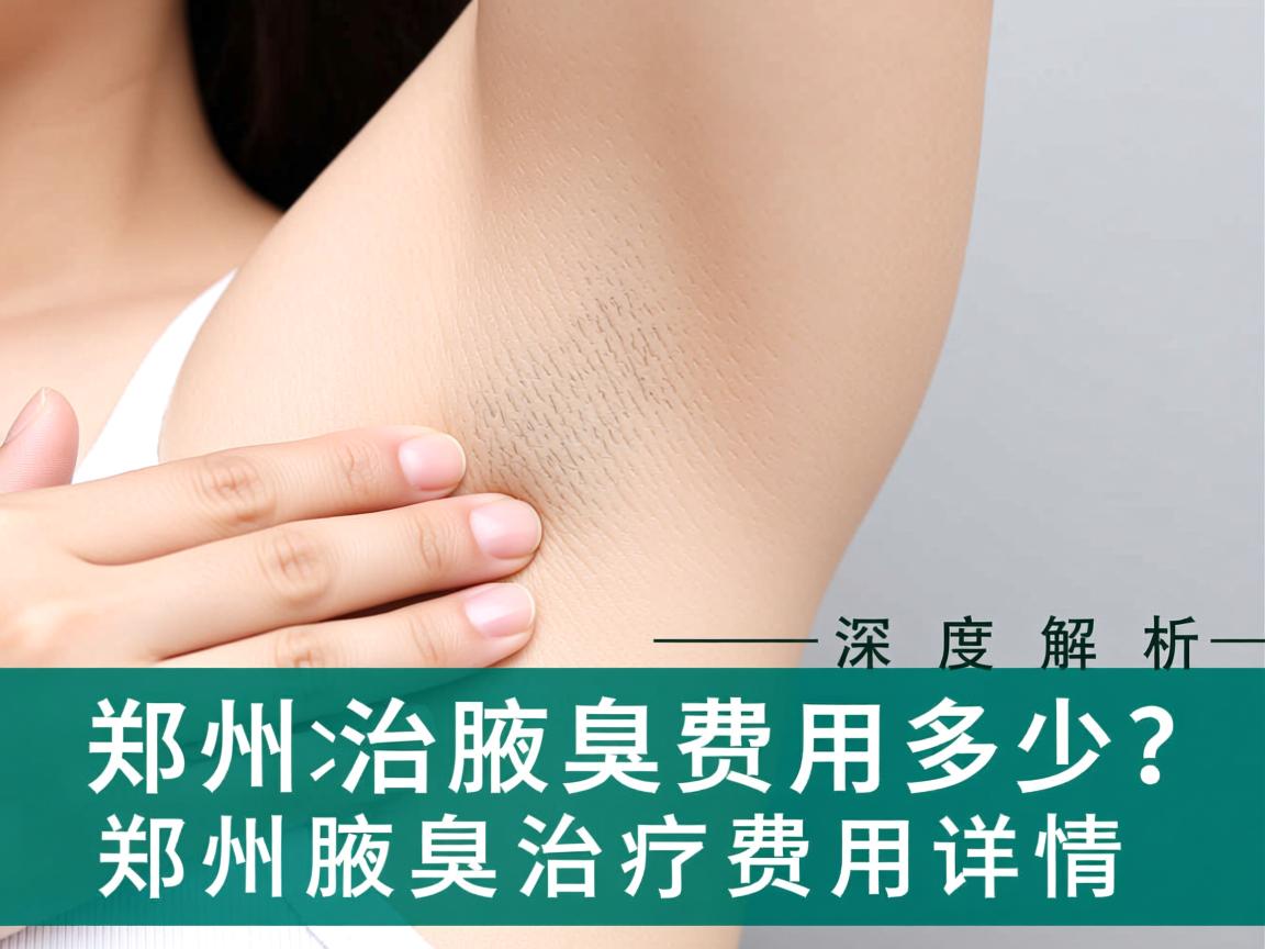 郑州治疗腋臭费用多少？深度解析郑州腋臭治疗费用详情