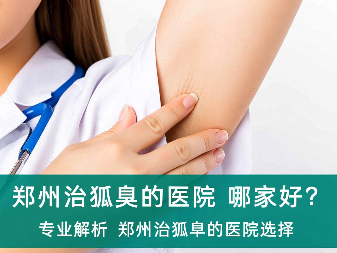郑州治狐臭的医院哪家好？专业解析郑州治狐臭的医院选择