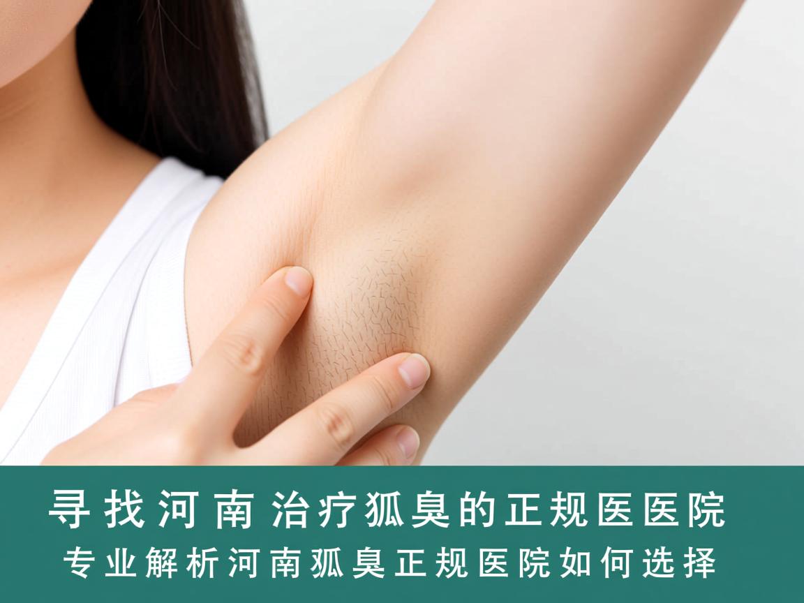 寻找河南治疗狐臭的正规医院，专业解析河南狐臭正规医院如何选择
