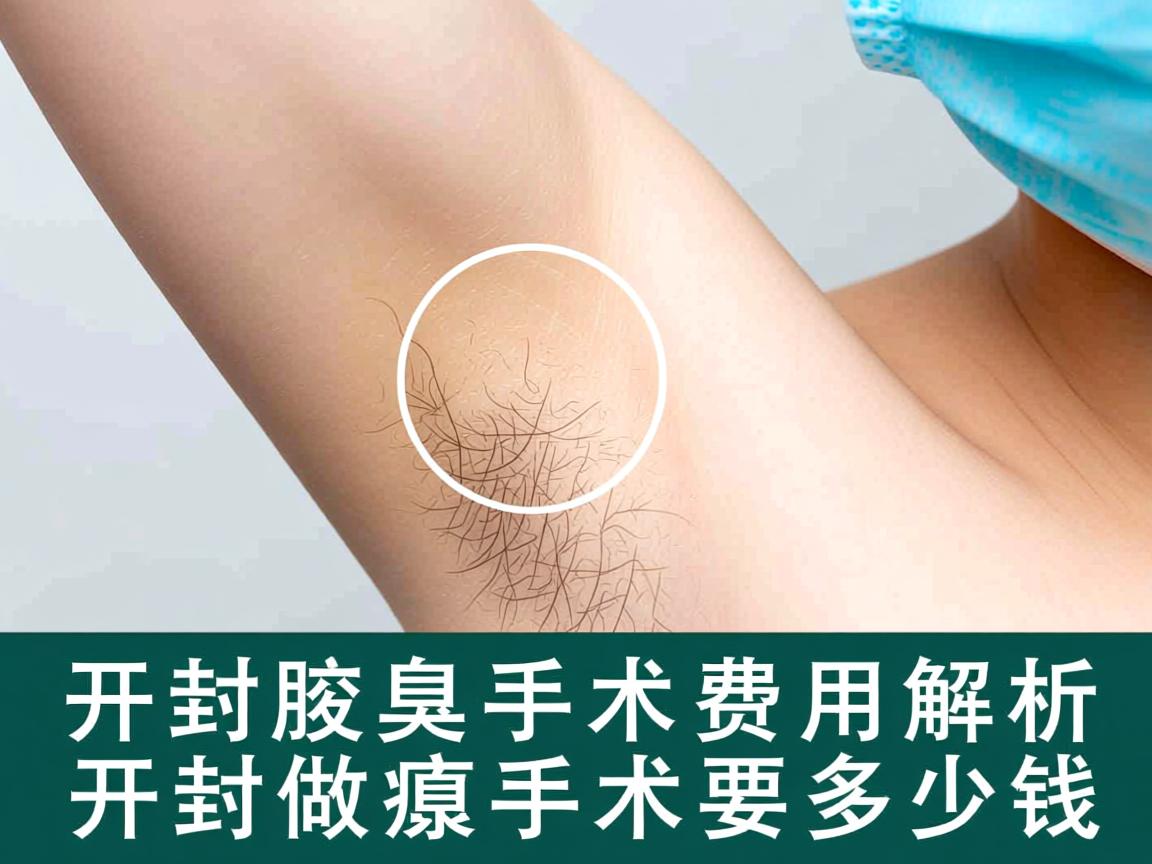 开封腋臭手术费用解析，开封做腋臭手术要多少钱