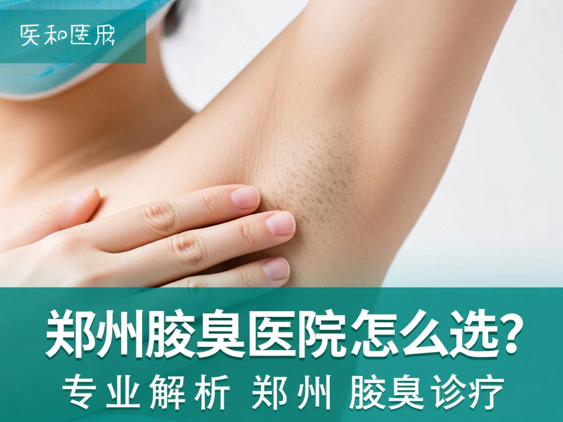 郑州腋臭医院怎么选？专业解析郑州腋臭诊疗