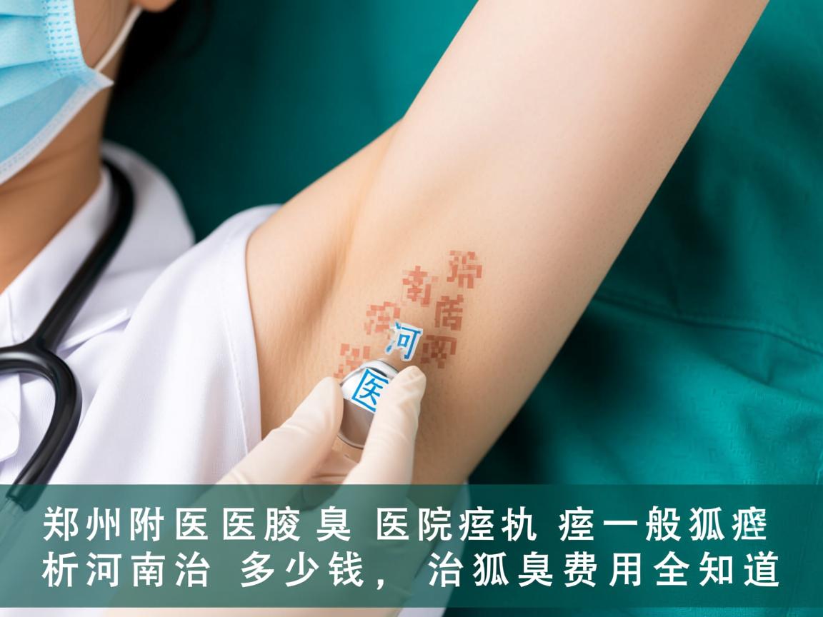 郑州附医腋臭医院解析，河南治狐臭一般多少钱，治狐臭费用全知道