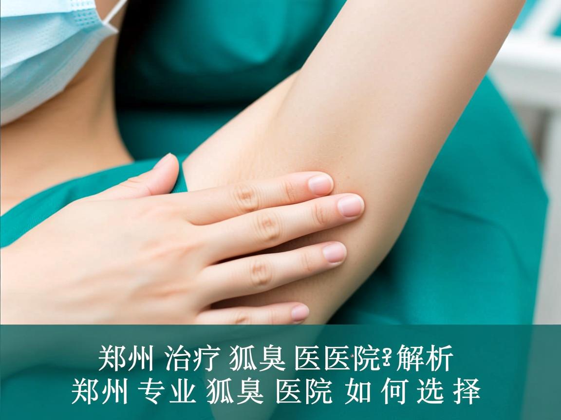 郑州治疗狐臭医院解析，郑州专业狐臭医院如何选择