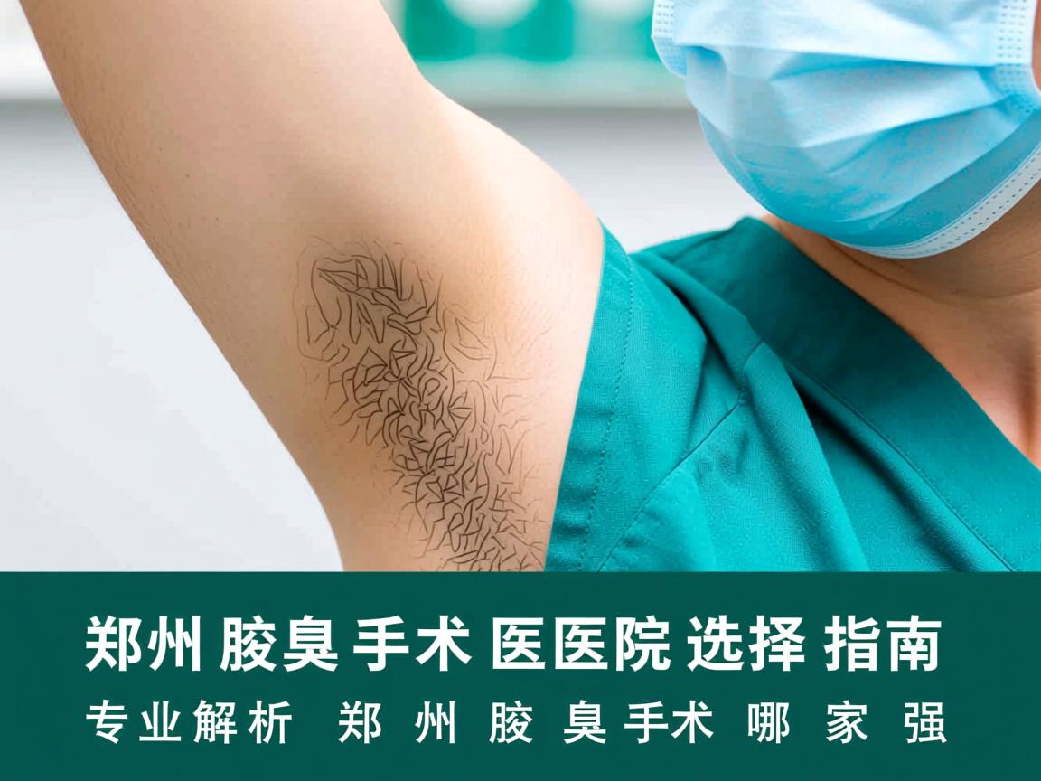 郑州腋臭手术医院选择指南，专业解析郑州腋臭手术哪家强