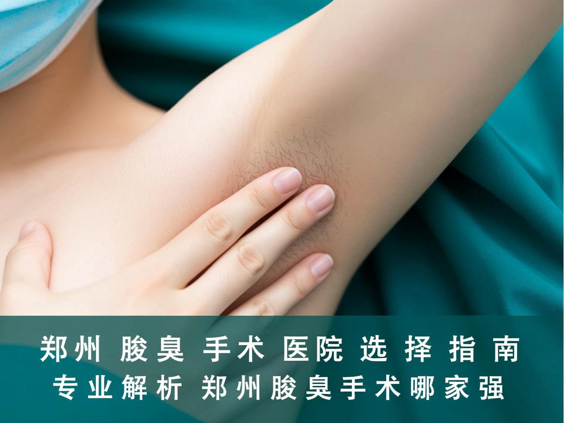郑州腋臭手术医院选择指南，专业解析郑州腋臭手术哪家强