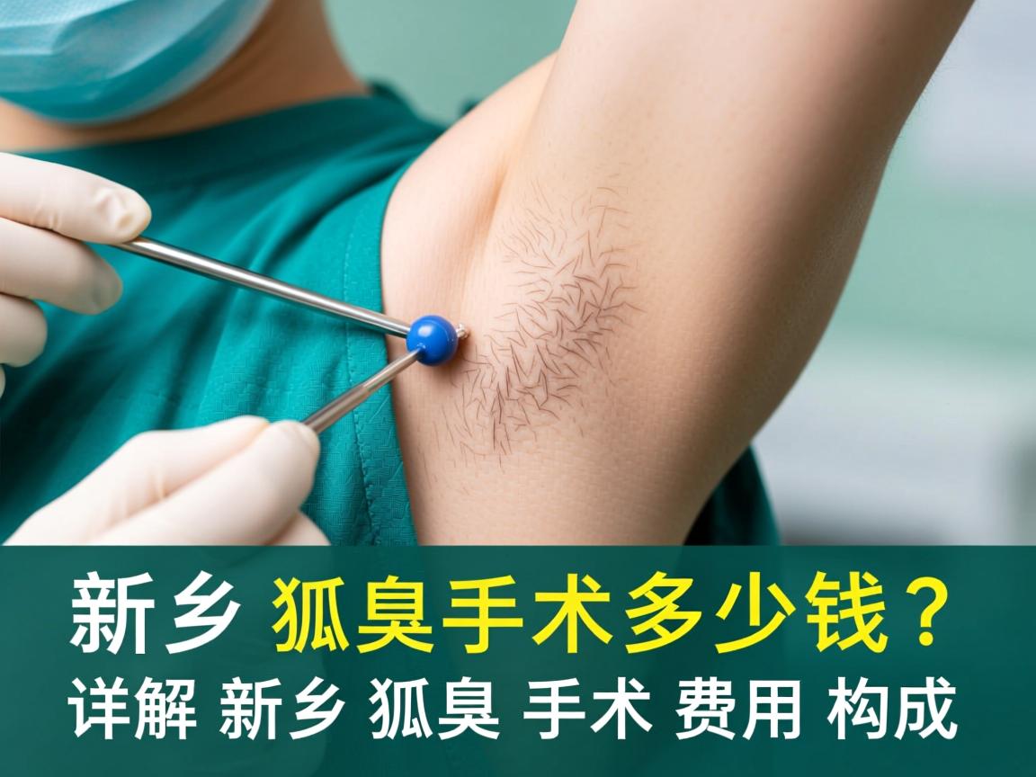 新乡狐臭手术多少钱？详解新乡狐臭手术费用构成