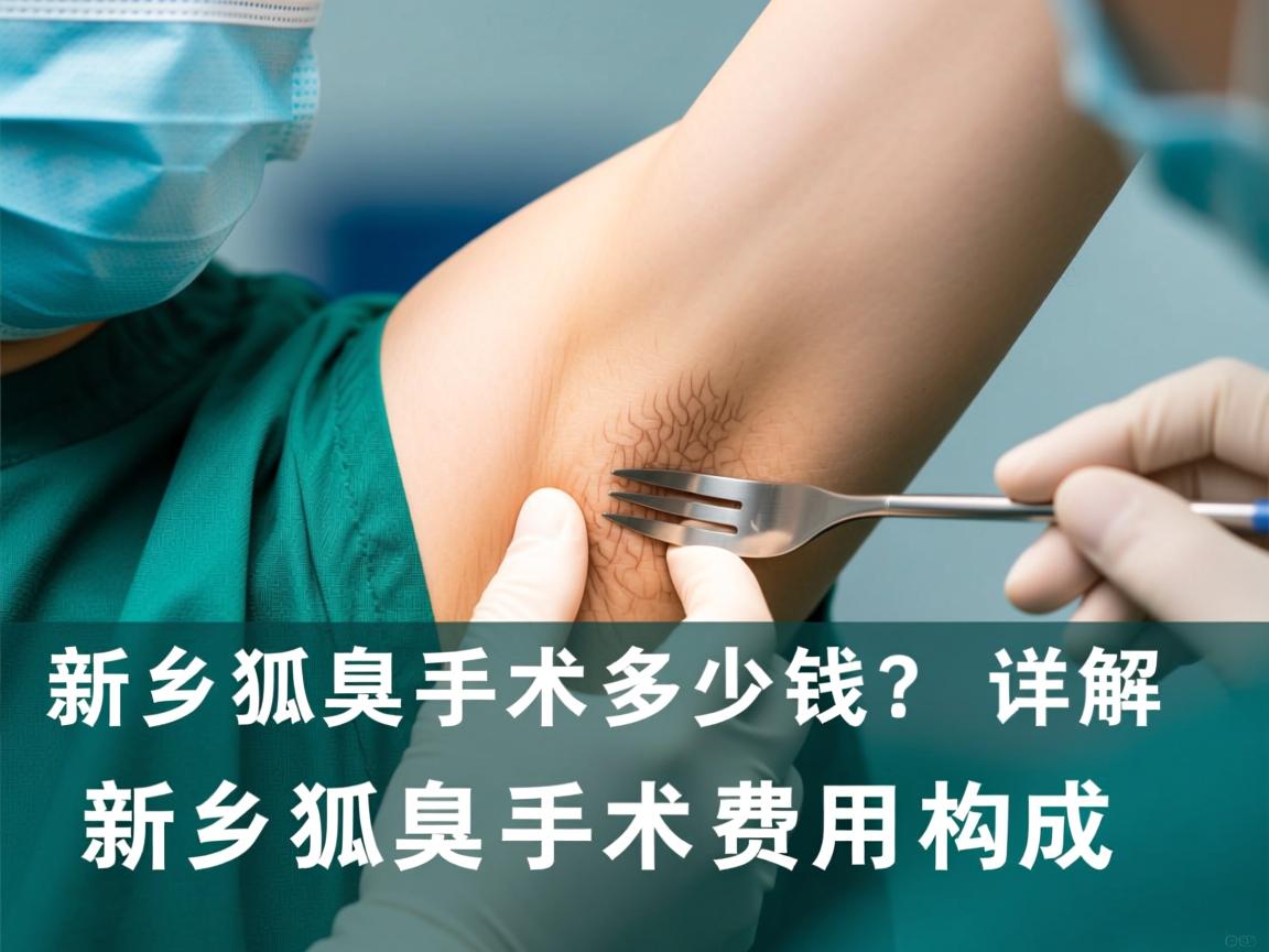 新乡狐臭手术多少钱？详解新乡狐臭手术费用构成