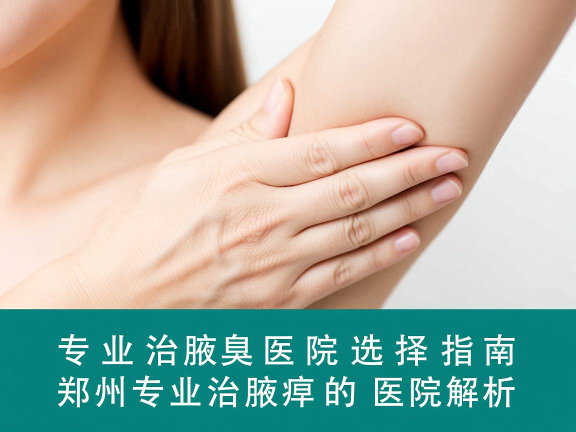 专业治腋臭医院选择指南，郑州专业治腋臭的医院解析