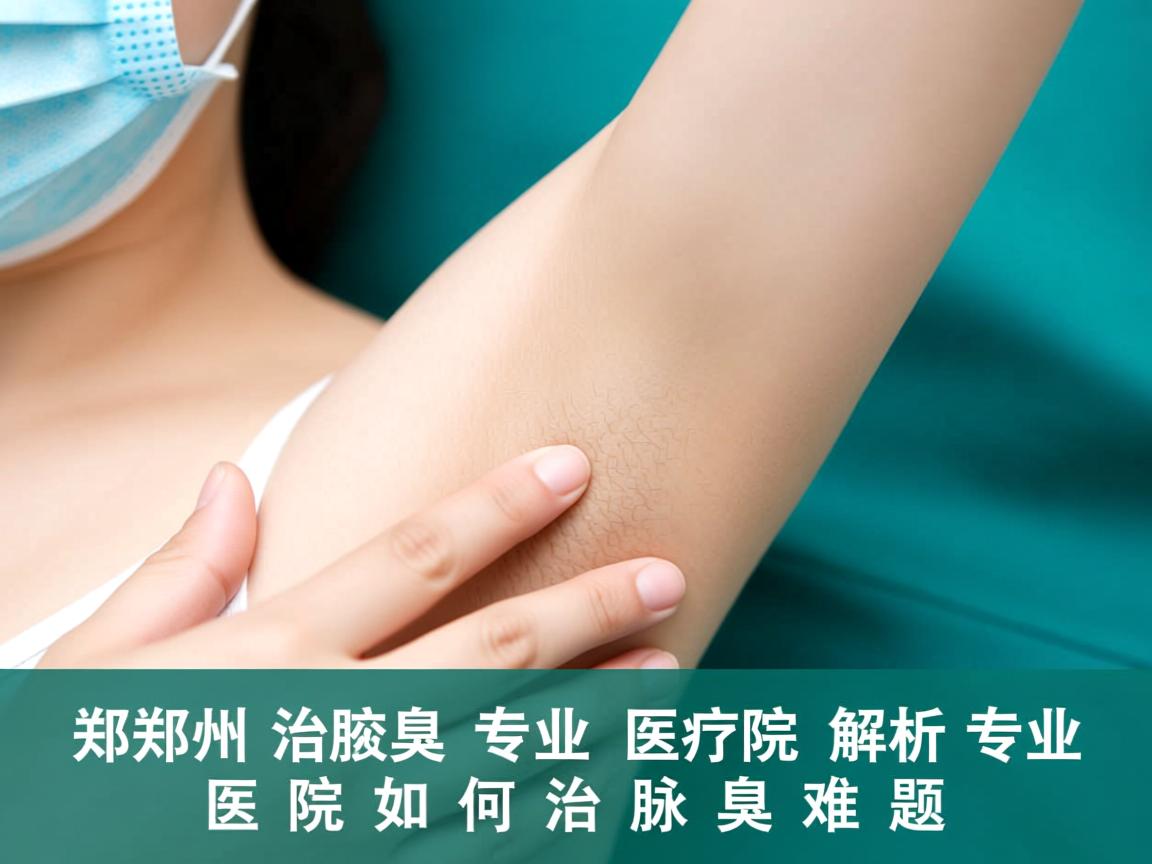 郑州治腋臭专业医院解析，专业医院如何根治腋臭难题