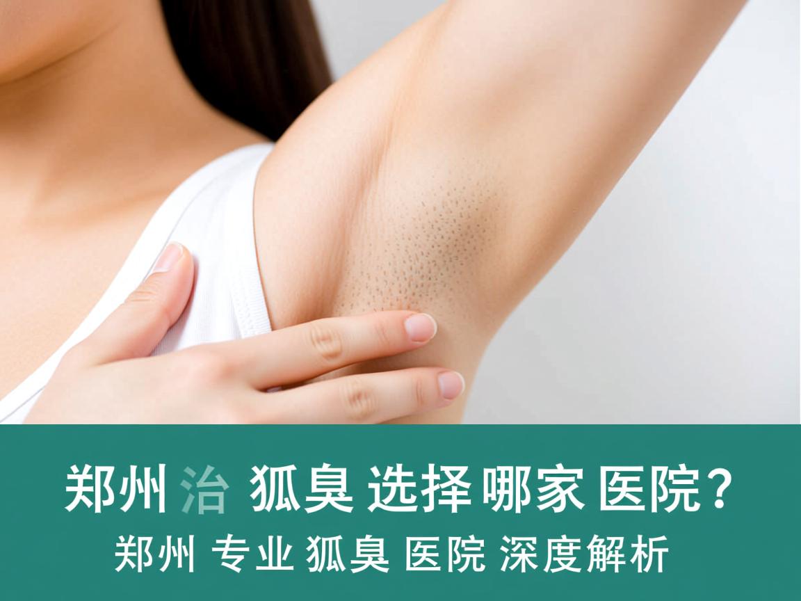 郑州治疗狐臭选择哪家医院？郑州专业狐臭医院深度解析
