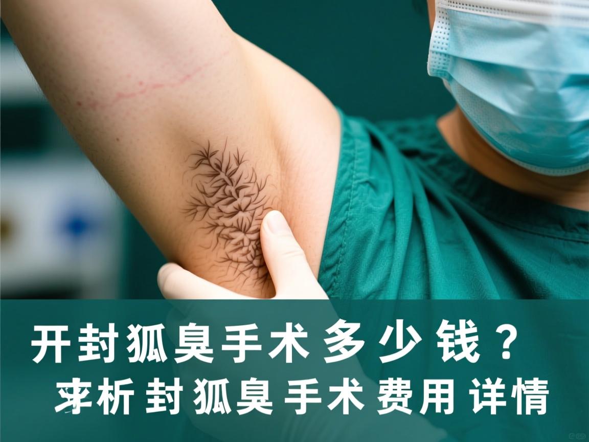 开封狐臭手术多少钱？解析开封狐臭手术费用详情