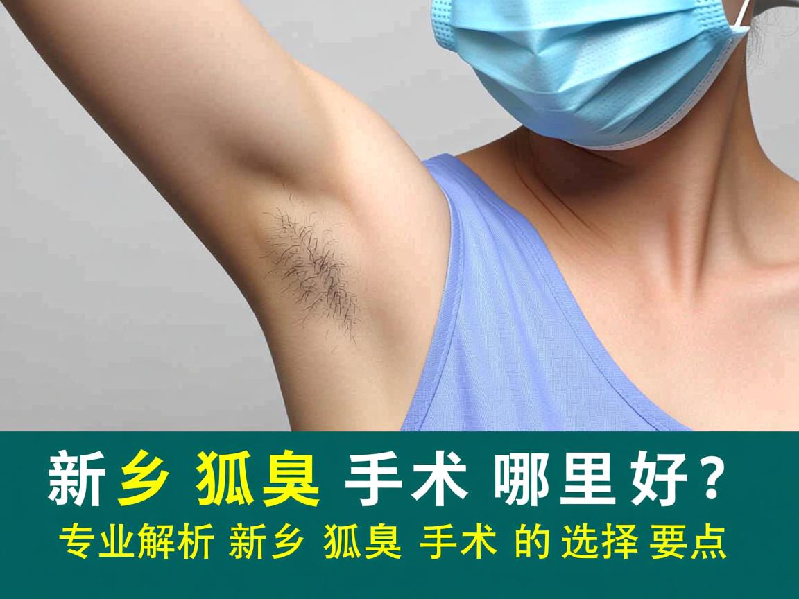 新乡狐臭手术哪里好？专业解析新乡狐臭手术的选择要点