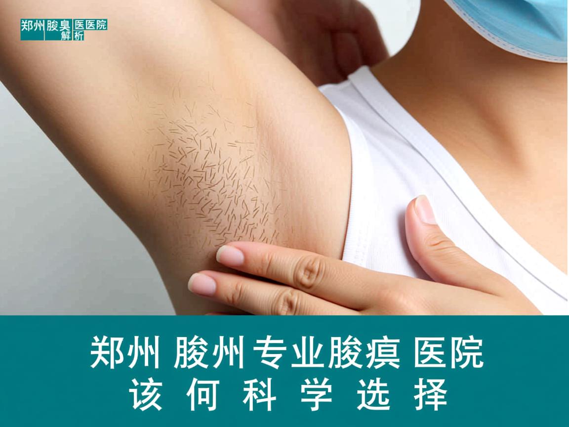 郑州腋臭医院解析，郑州专业腋臭医院该如何科学选择