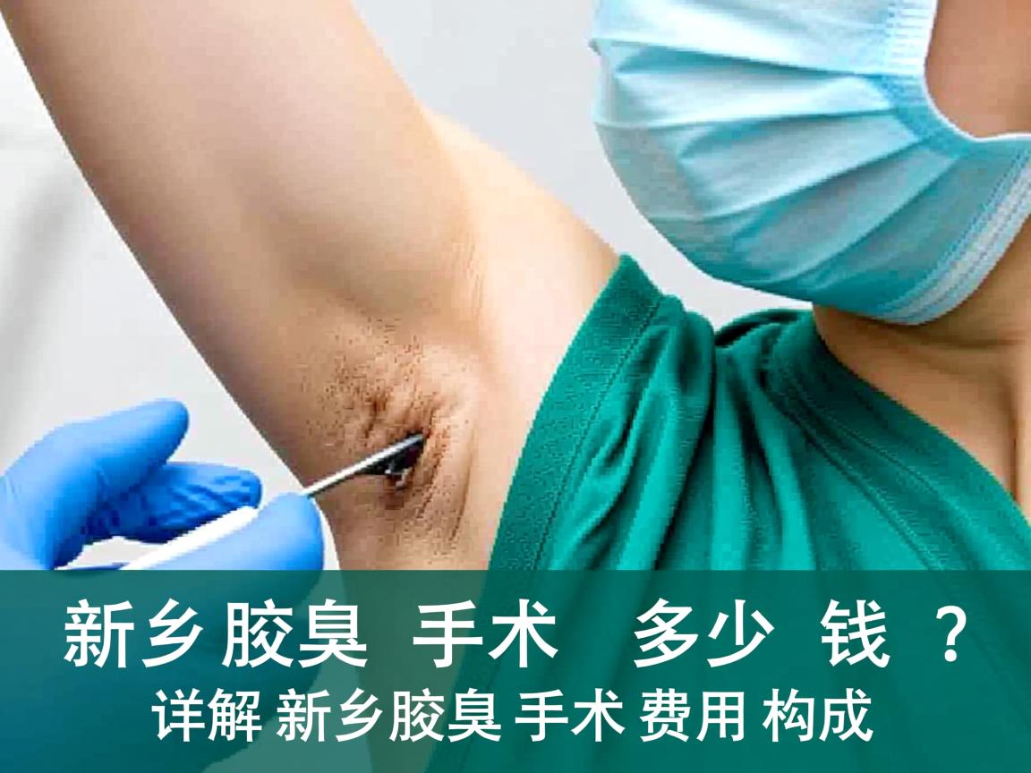 新乡腋臭手术多少钱？详解新乡腋臭手术费用构成