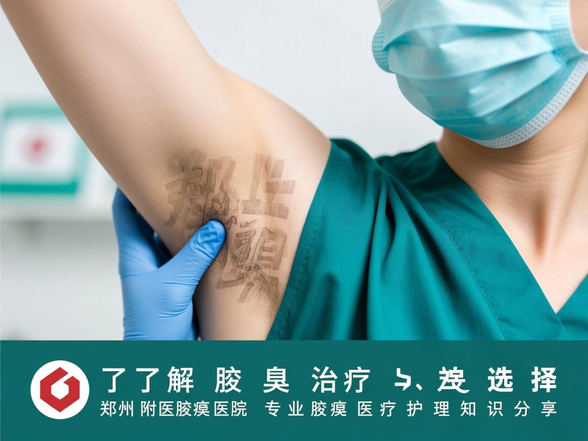 了解腋臭治疗，选择郑州附医腋臭医院，专业腋臭医疗护理知识分享