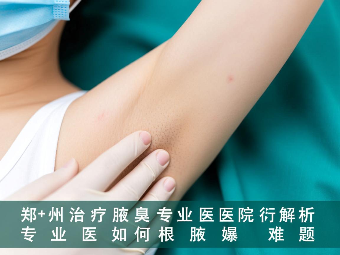 郑州治疗腋臭专业医院解析，专业医院如何根治腋臭难题
