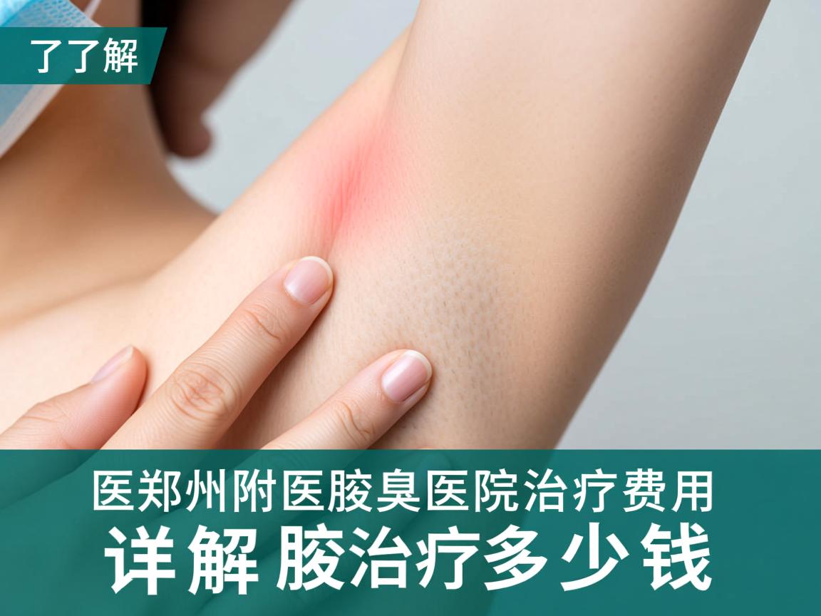 了解郑州附医腋臭医院治疗费用，详解腋臭治疗多少钱