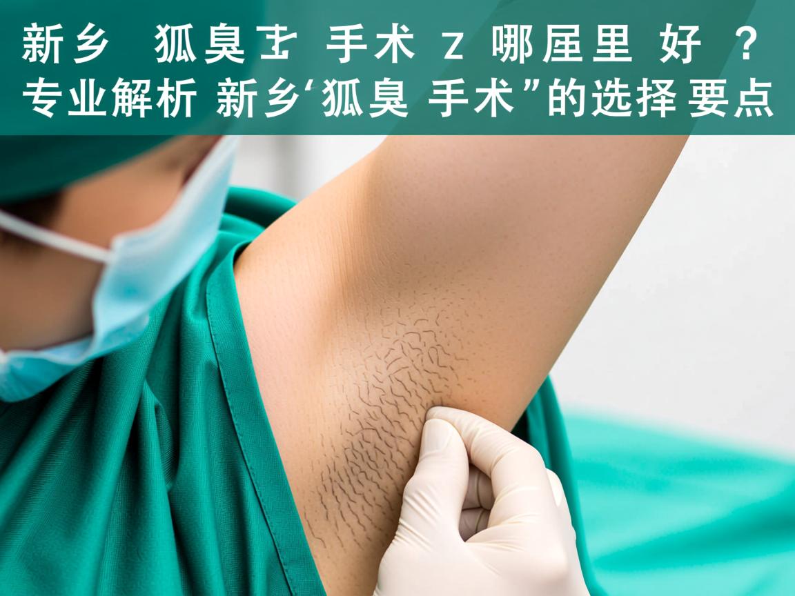 新乡狐臭手术哪里好？专业解析新乡狐臭手术的选择要点