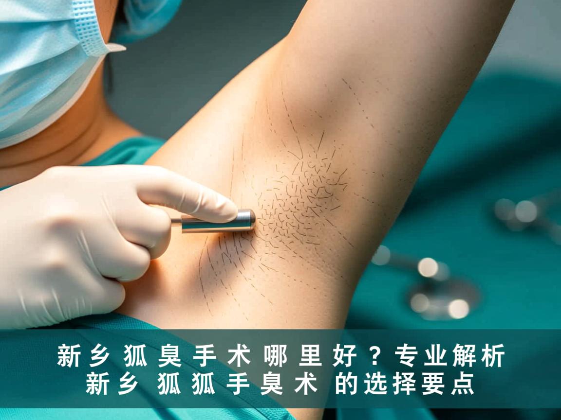新乡狐臭手术哪里好？专业解析新乡狐臭手术的选择要点