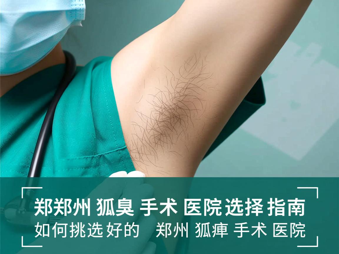 郑州狐臭手术医院选择指南，如何挑选好的郑州狐臭手术医院