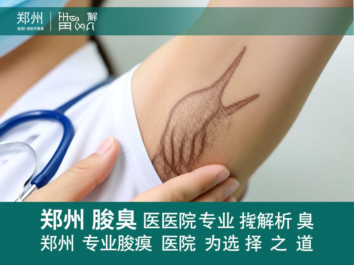 郑州腋臭医院专业解析，郑州专业腋臭医院的选择之道