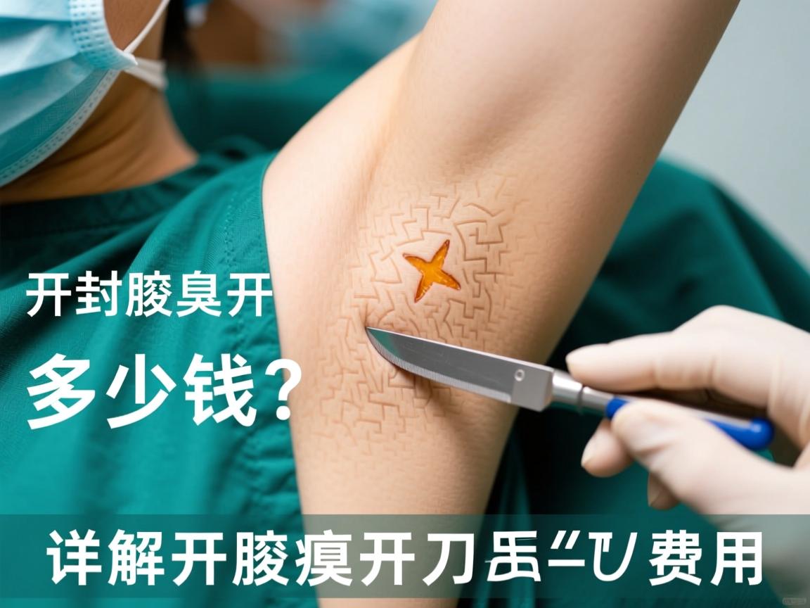 开封腋臭开刀多少钱？详解腋臭开刀手术费用
