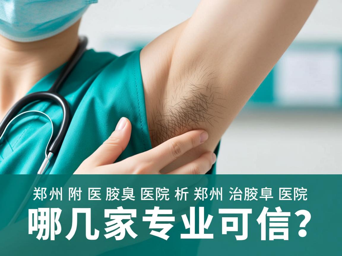 郑州附医腋臭医院解析，郑州治腋臭医院哪几家专业可信？