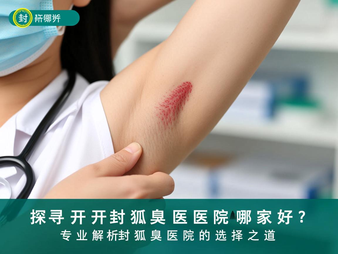 探寻开封狐臭医院哪家好？专业解析开封狐臭医院的选择之道