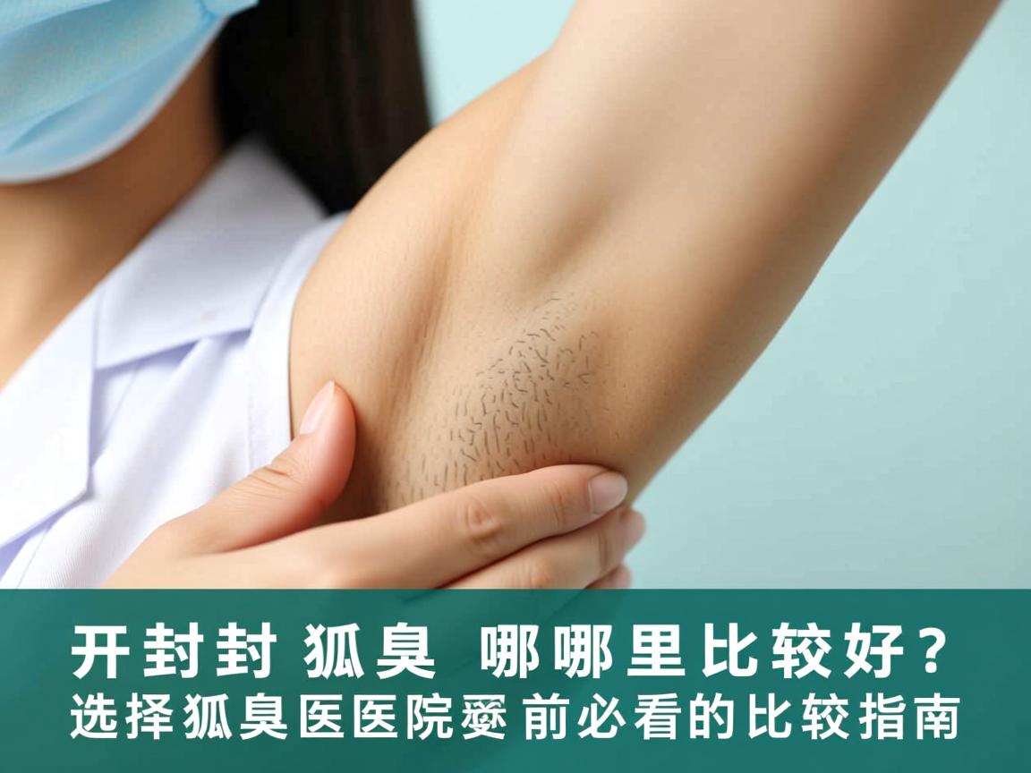 开封狐臭哪里比较好？选择狐臭医院前必看的比较指南