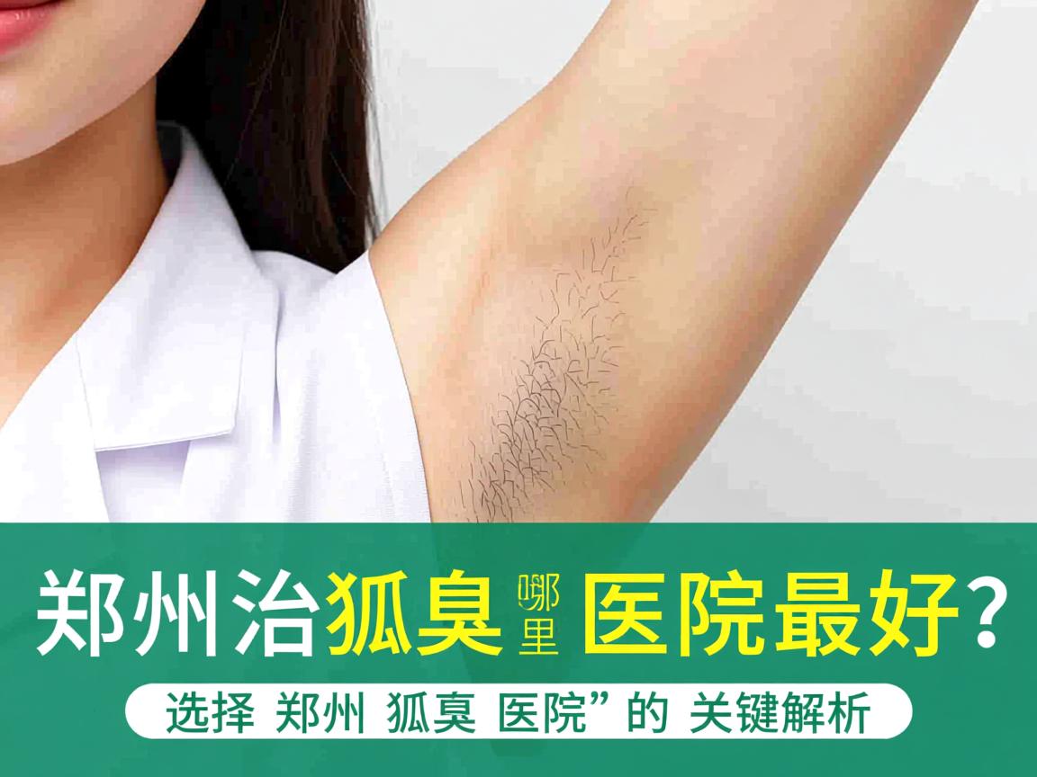 郑州治狐臭哪里医院最好？选择郑州狐臭医院的关键解析