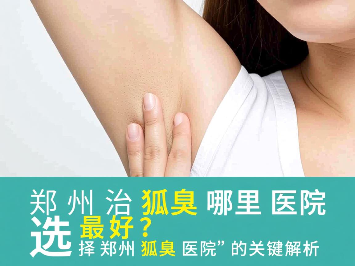 郑州治狐臭哪里医院最好？选择郑州狐臭医院的关键解析
