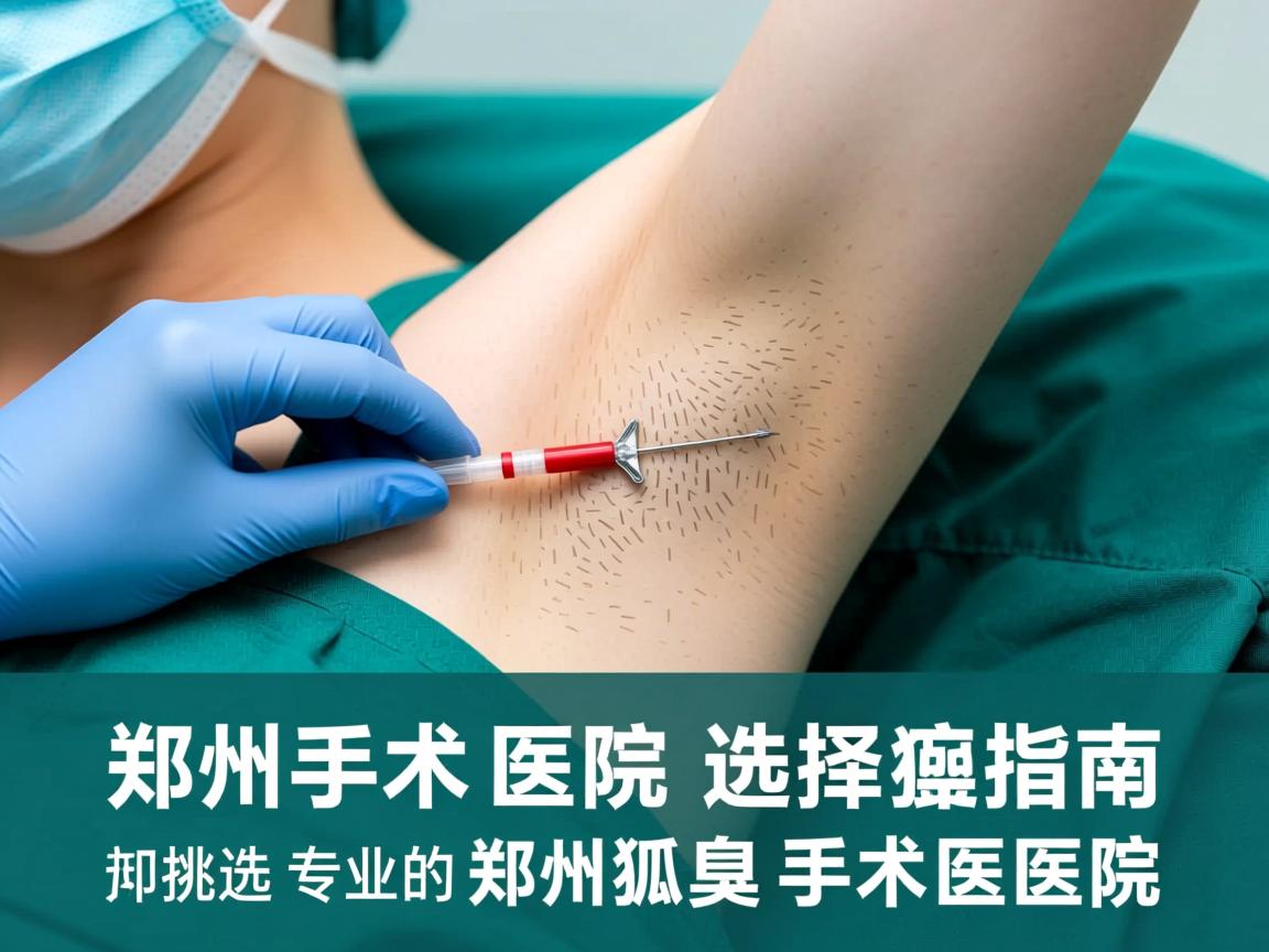 郑州狐臭手术医院选择指南，如何挑选专业的郑州狐臭手术医院
