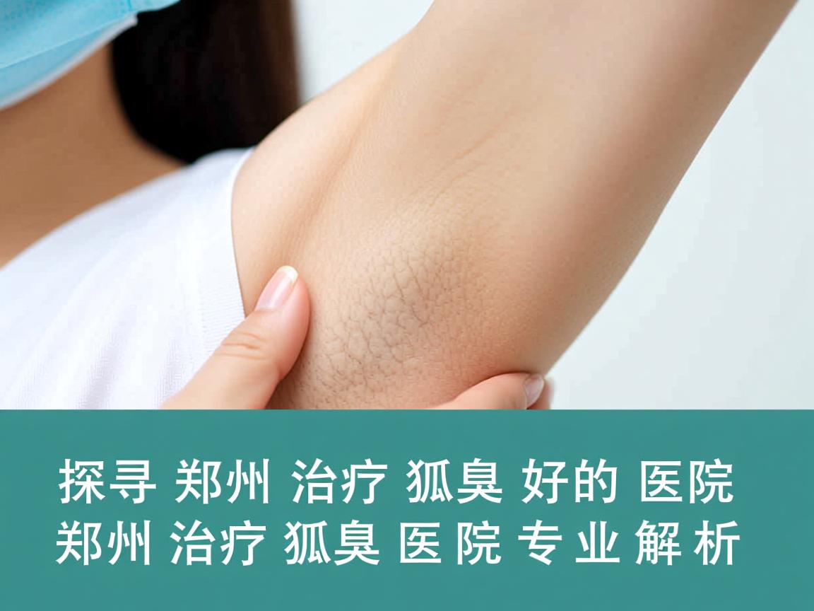 探寻郑州治疗狐臭好的医院，郑州治疗狐臭医院专业解析