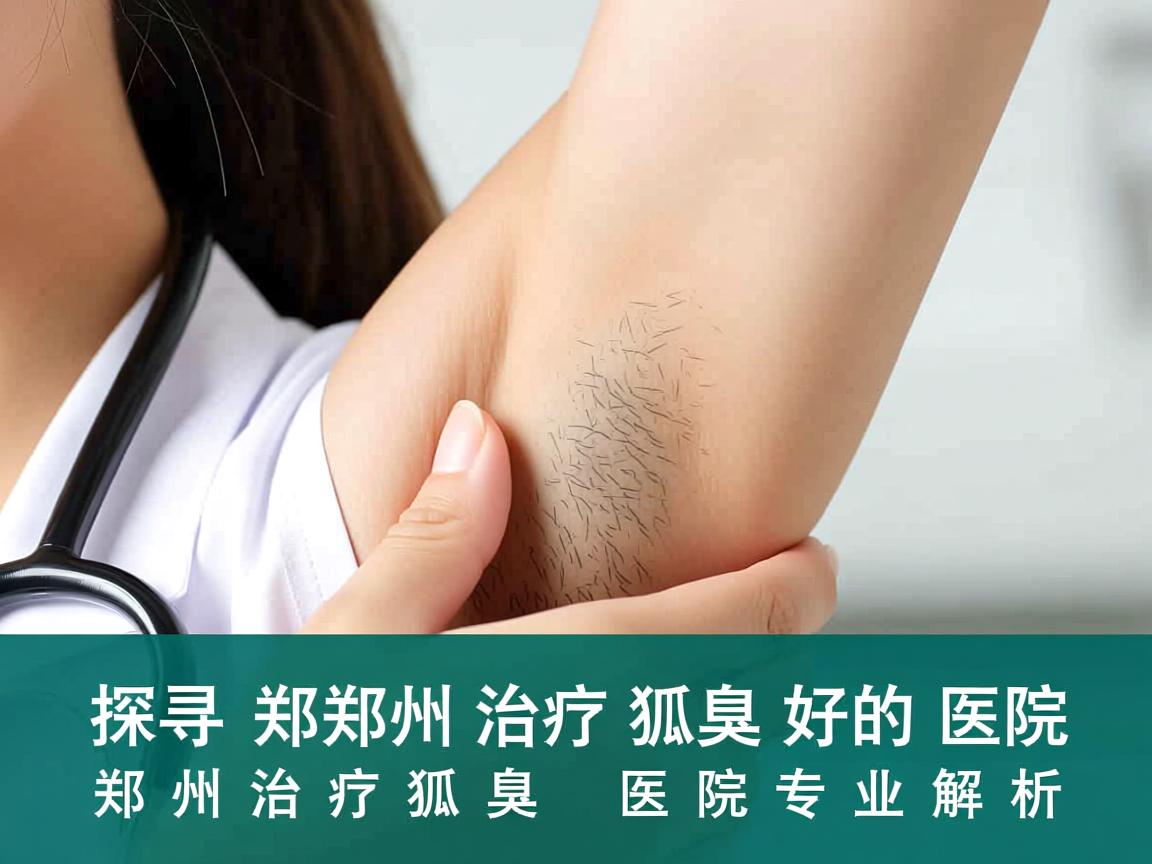 探寻郑州治疗狐臭好的医院，郑州治疗狐臭医院专业解析