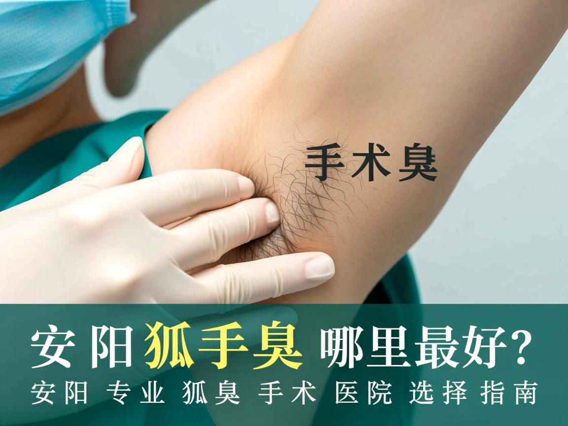 安阳狐臭手术哪里最好？安阳专业狐臭手术医院选择指南