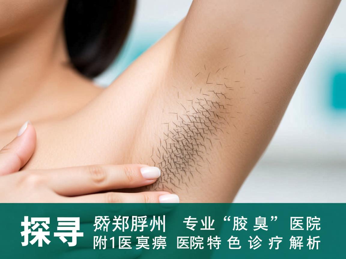 探寻郑州专业腋臭医院，郑州附医腋臭医院的特色诊疗解析