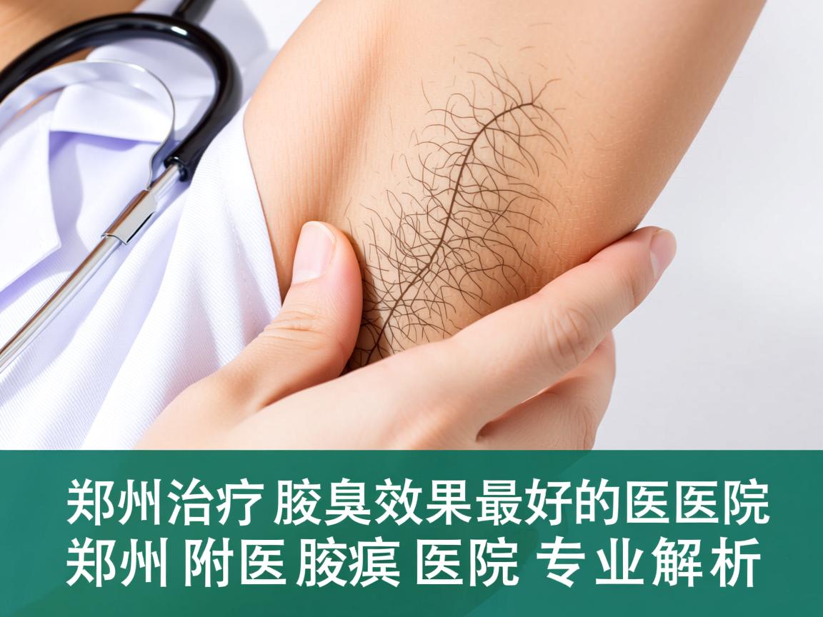郑州治疗腋臭效果最好的医院，郑州附医腋臭医院专业解析