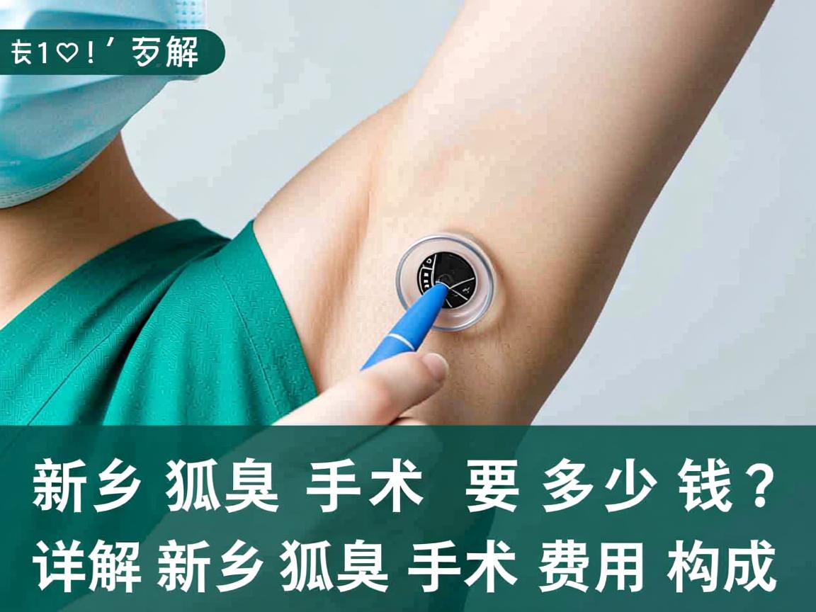 新乡狐臭手术要多少钱？详解新乡狐臭手术费用构成