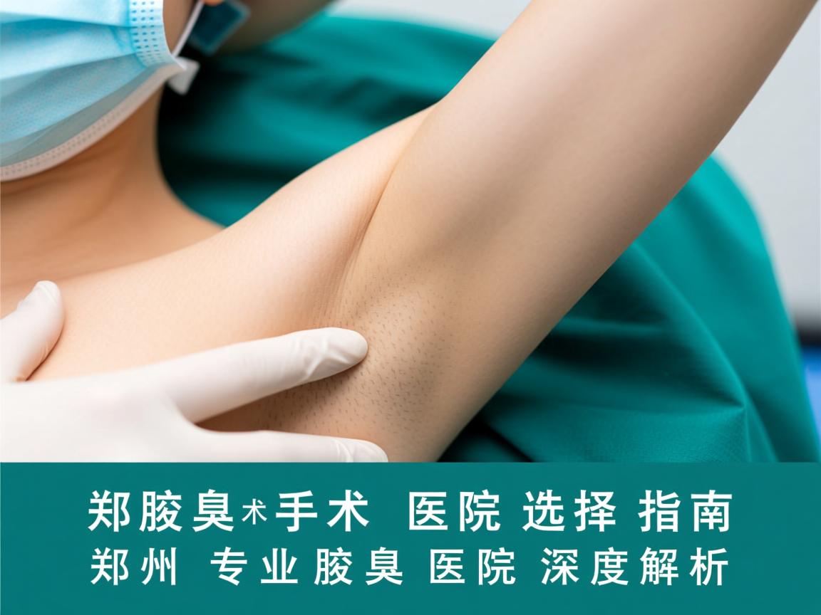 郑州腋臭手术医院选择指南，郑州专业腋臭医院深度解析