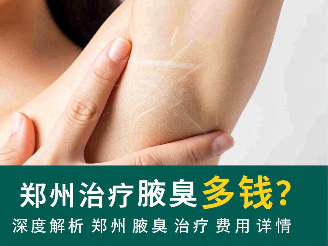 郑州治疗腋臭多钱？深度解析郑州腋臭治疗费用详情