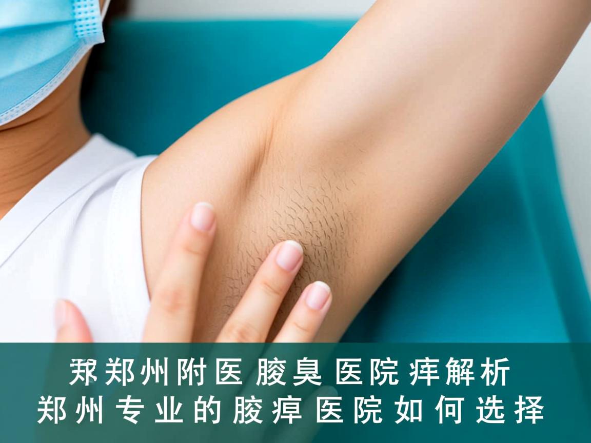 郑州附医腋臭医院解析，郑州专业的腋臭医院如何选择