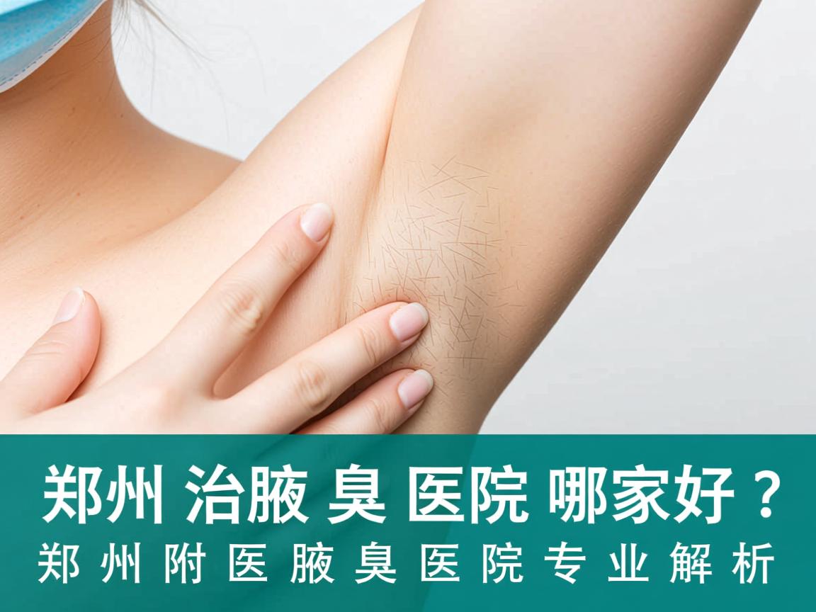 郑州治疗腋臭医院哪家好？郑州附医腋臭医院专业解析