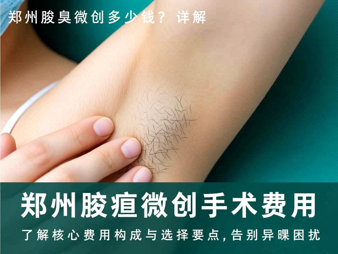 郑州腋臭微创多少钱？详解郑州腋臭微创手术费用
了解核心费用构成与选择要点，告别异味困扰